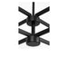 Generation Lighting - GLC2068MBKE - Eight Light Chandelier - Zentro - Midnight Black