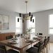 Generation Lighting - GLC2068SBE - Eight Light Chandelier - Zentro - Satin Brass