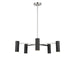 Generation Lighting - GLC2055BNE - Five Light Chandelier - Zentro - Brushed Nickel