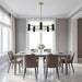 Generation Lighting - GLC2055SB - Five Light Chandelier - Zentro - Satin Brass