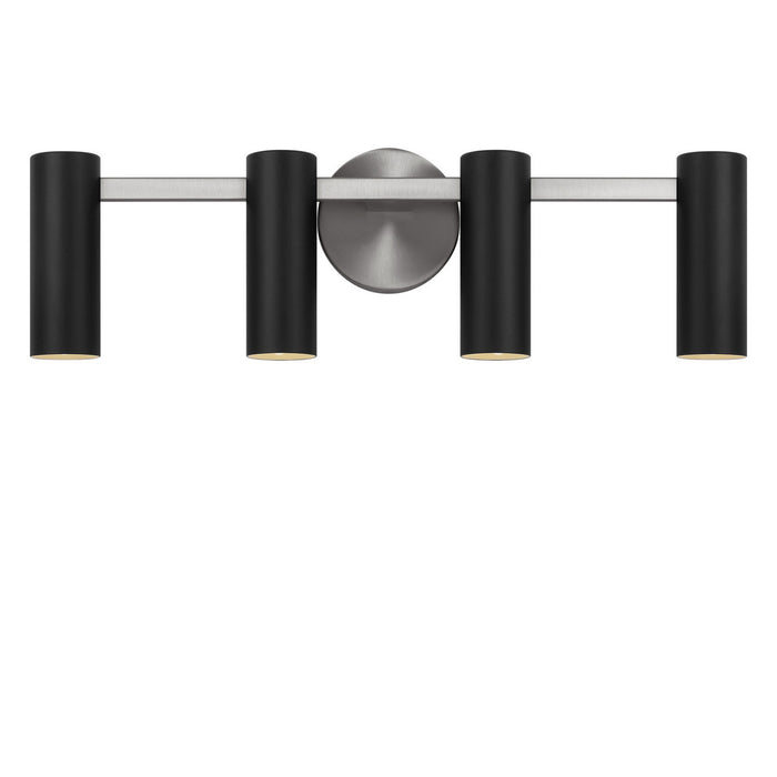 Generation Lighting - GLV2084BN - Four Light Vanity - Zentro - Brushed Nickel