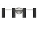 Generation Lighting - GLV2084BN - Four Light Vanity - Zentro - Brushed Nickel