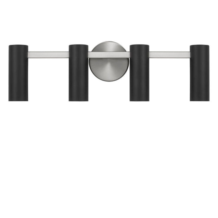 Generation Lighting - GLV2084BNE - Four Light Vanity - Zentro - Brushed Nickel