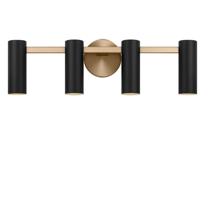 Generation Lighting - GLV2084SBE - Four Light Vanity - Zentro - Satin Brass