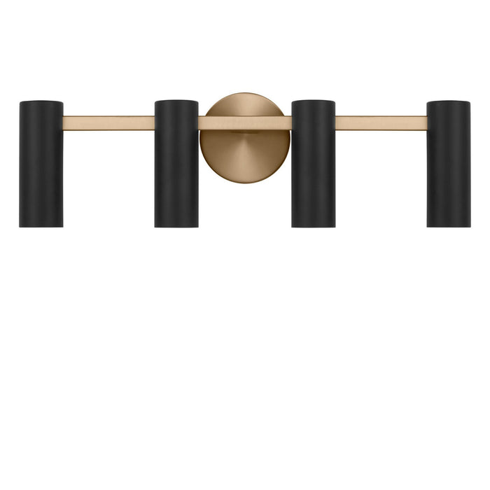 Generation Lighting - GLV2084SBE - Four Light Vanity - Zentro - Satin Brass