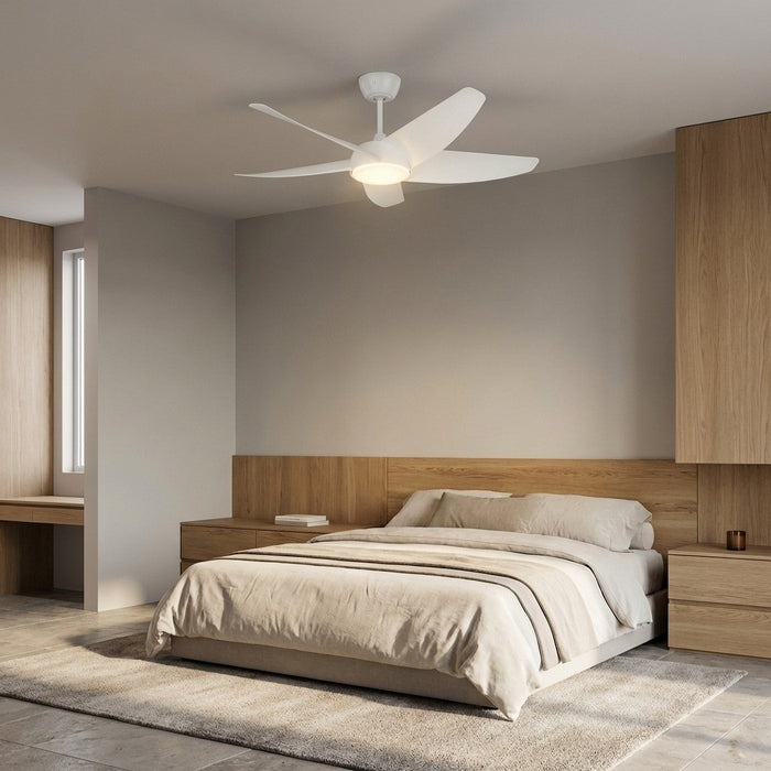 Generation Lighting - 5ARKSM52RZWD - 52" Ceiling Fan - Arkdale - Matte White