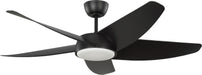 Generation Lighting - 5ARKSM52MBKD - 52" Ceiling Fan - Arkdale - Midnight Black