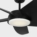 Generation Lighting - 5ARKSM52MBKD - 52" Ceiling Fan - Arkdale - Midnight Black