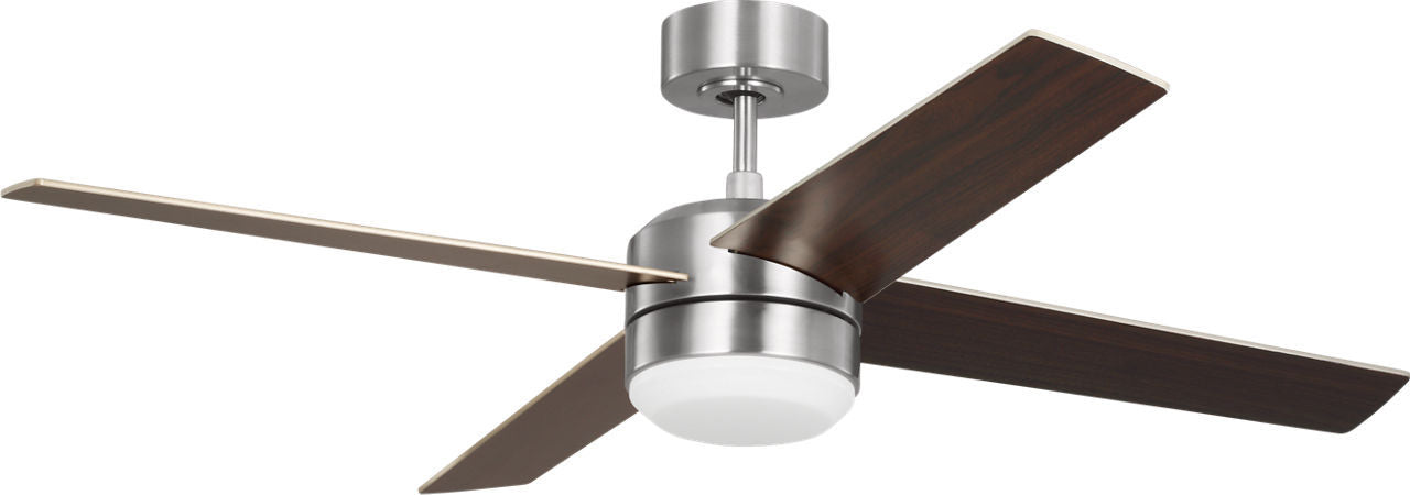 Generation Lighting - 4LNIR52BSAWD - 52" Ceiling Fan - Loni - Brushed Steel
