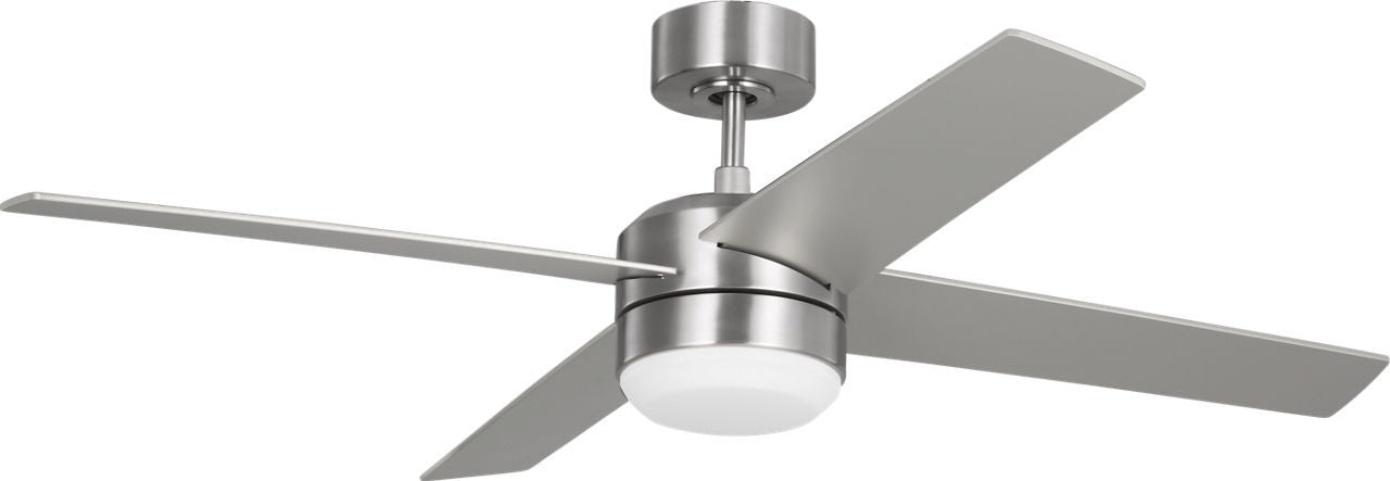 Generation Lighting - 4LNIR52BSAWD - 52" Ceiling Fan - Loni - Brushed Steel