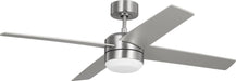Generation Lighting - 4LNIR52BSAWD - 52" Ceiling Fan - Loni - Brushed Steel