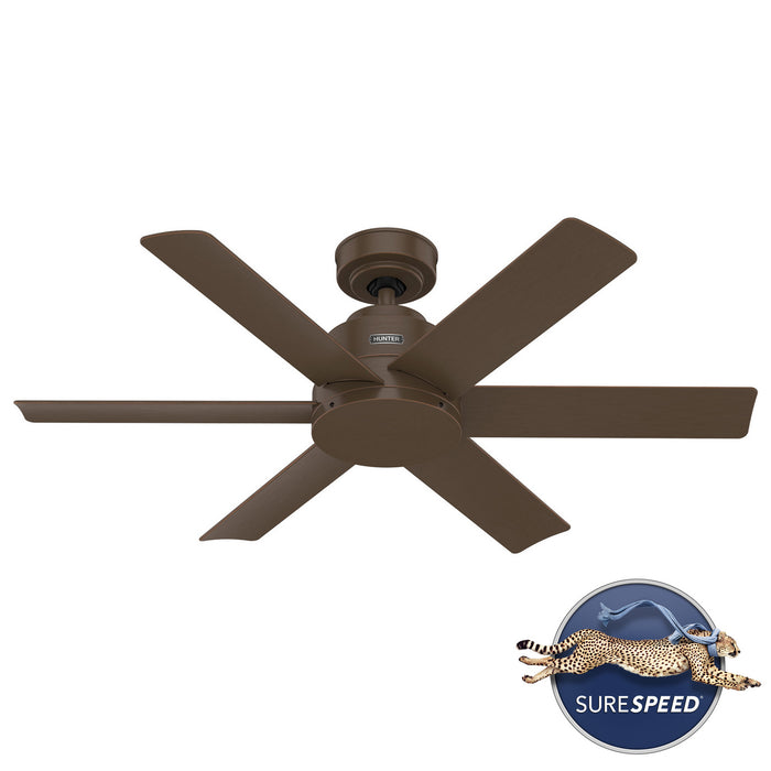 Hunter - 50014 - 44" Ceiling Fan - Kennicott - Matte Bronze
