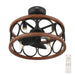 Hunter - 50105 - 22" Fandelier - Haven Fandelier - Matte Black