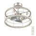 Hunter - 50106 - 22" Fandelier - Bridgette Fandelier - Brushed Nickel
