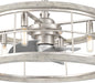 Hunter - 50106 - 22" Fandelier - Bridgette Fandelier - Brushed Nickel