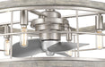 Hunter - 50106 - 22" Fandelier - Bridgette Fandelier - Brushed Nickel