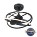 Hunter - 50300 - 20" Fandelier - Cirro Fandelier - Matte Black