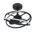Hunter - 50300 - 20" Fandelier - Cirro Fandelier - Matte Black