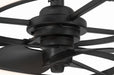 Hunter - 50300 - 20" Fandelier - Cirro Fandelier - Matte Black