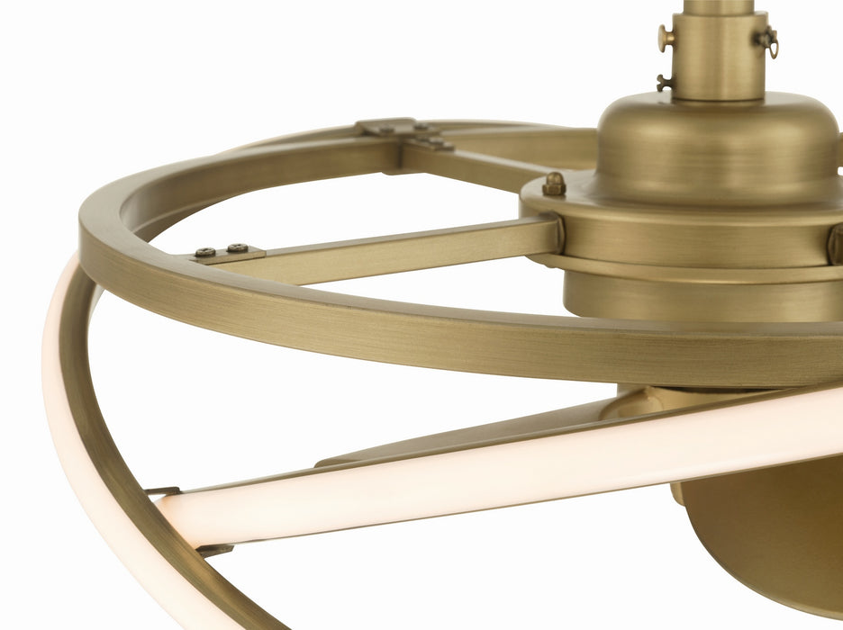 Hunter - 50460 - 20" Fandelier - Cirro Fandelier - Luxe Gold