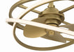 Hunter - 50460 - 20" Fandelier - Cirro Fandelier - Luxe Gold