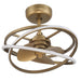 Hunter - 50460 - 20" Fandelier - Cirro Fandelier - Luxe Gold