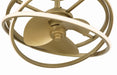 Hunter - 50460 - 20" Fandelier - Cirro Fandelier - Luxe Gold