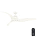 Hunter - 53512 - 60" Ceiling Fan - Arwen - Matte White