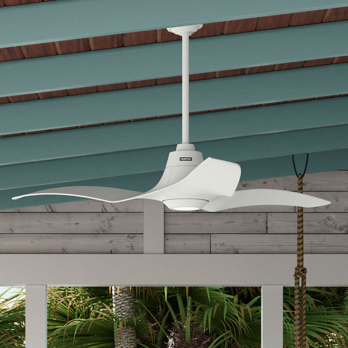 Hunter - 53512 - 60" Ceiling Fan - Arwen - Matte White