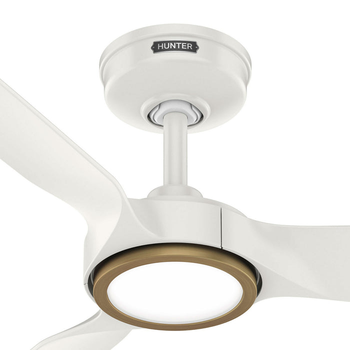 Hunter - 53519 - 52" Ceiling Fan - Zentech - Fresh White