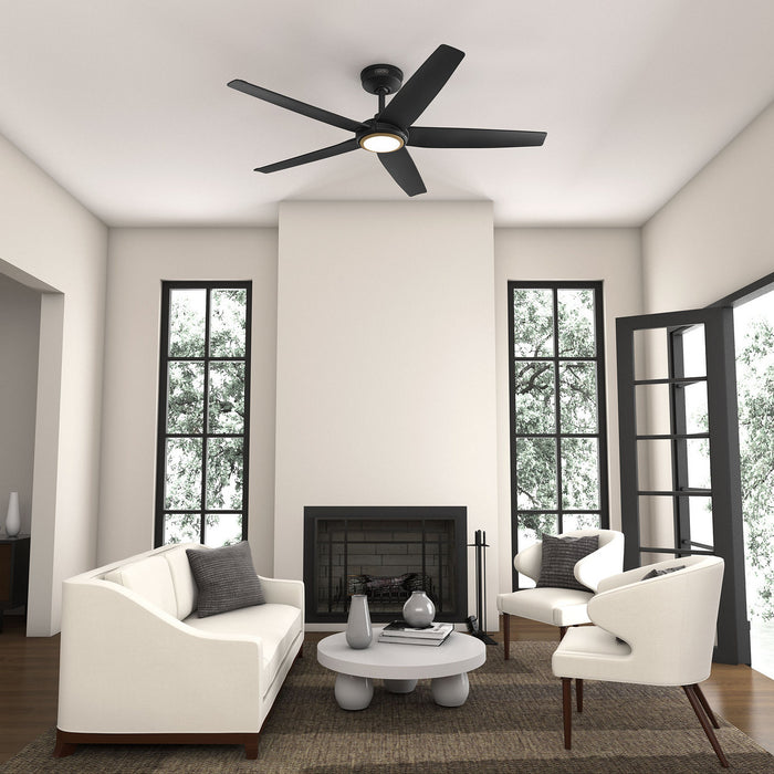 Hunter - 53638 - 52" Ceiling Fan - Zentech - Matte Black