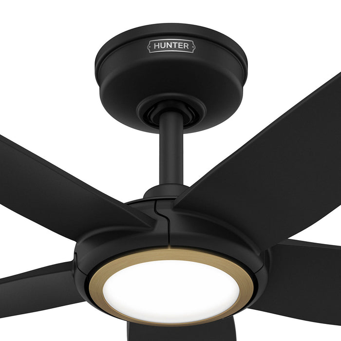 Hunter - 53638 - 52" Ceiling Fan - Zentech - Matte Black
