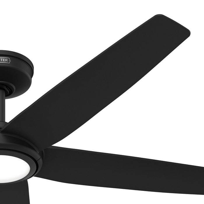 Hunter - 53638 - 52" Ceiling Fan - Zentech - Matte Black