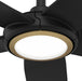Hunter - 53638 - 52" Ceiling Fan - Zentech - Matte Black