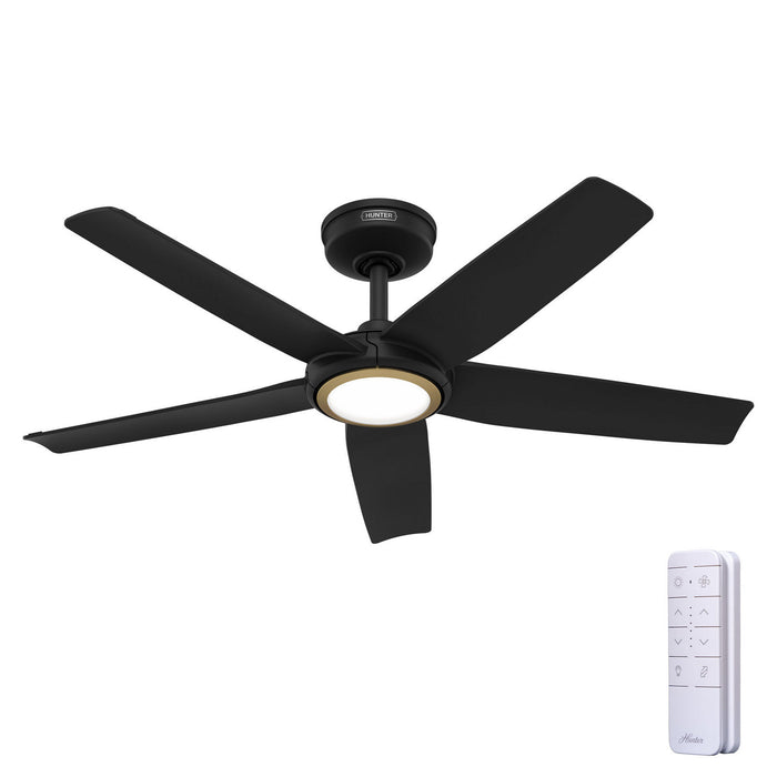 Hunter - 53639 - 44" Ceiling Fan - Zentech - Matte Black