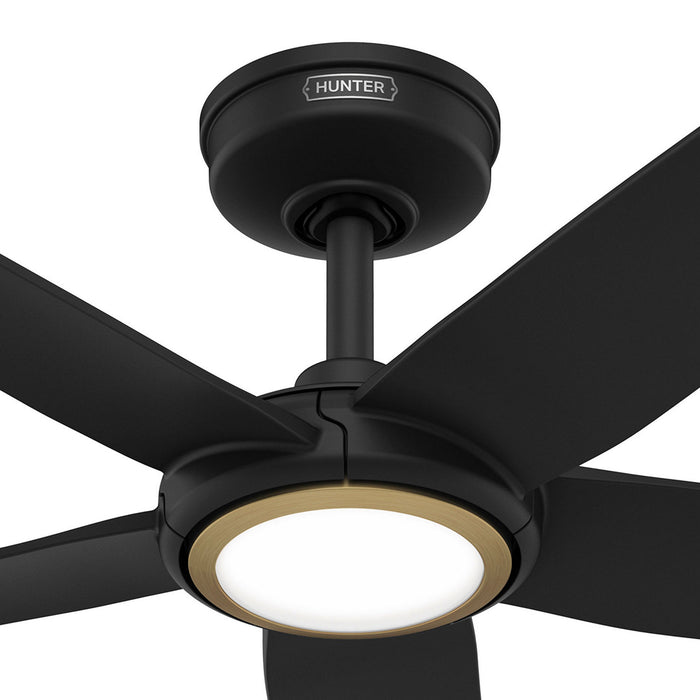 Hunter - 53639 - 44" Ceiling Fan - Zentech - Matte Black