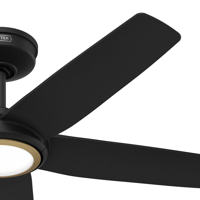 Hunter - 53639 - 44" Ceiling Fan - Zentech - Matte Black