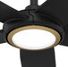 Hunter - 53639 - 44" Ceiling Fan - Zentech - Matte Black