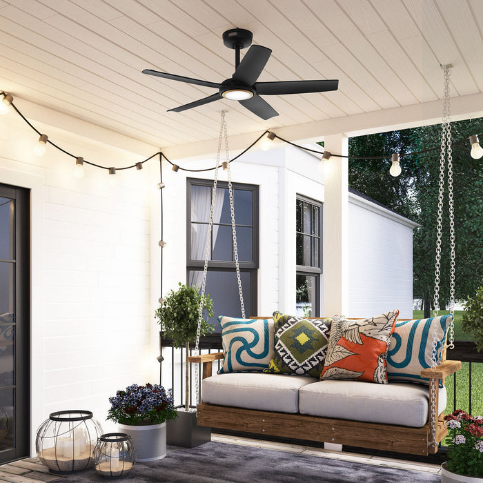 Hunter - 53639 - 44" Ceiling Fan - Zentech - Matte Black