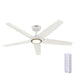 Hunter - 53640 - 52" Ceiling Fan - Zentech - Fresh White