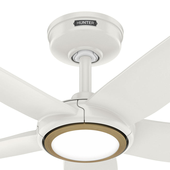 Hunter - 53640 - 52" Ceiling Fan - Zentech - Fresh White