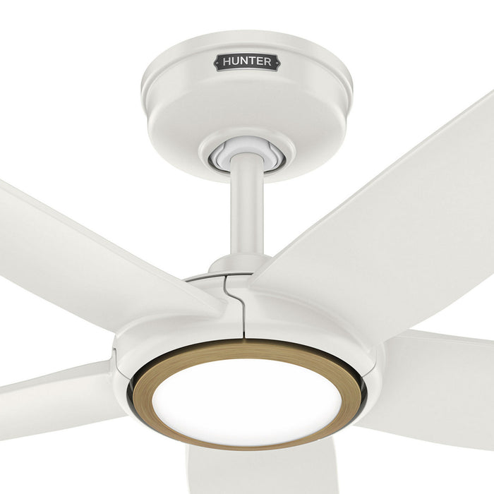 Hunter - 53640 - 52" Ceiling Fan - Zentech - Fresh White