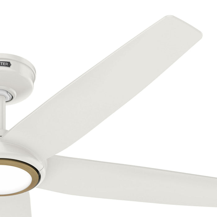 Hunter - 53640 - 52" Ceiling Fan - Zentech - Fresh White