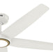 Hunter - 53640 - 52" Ceiling Fan - Zentech - Fresh White