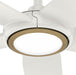 Hunter - 53640 - 52" Ceiling Fan - Zentech - Fresh White