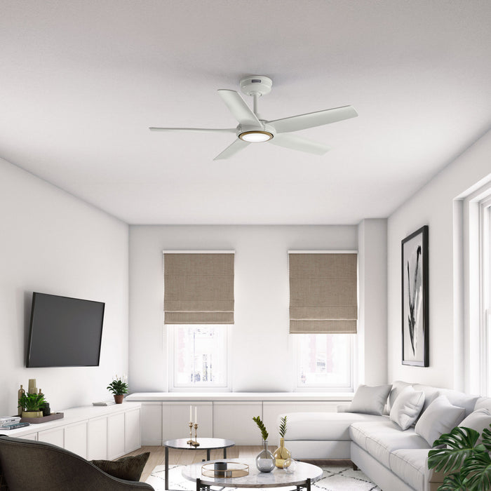 Hunter - 53641 - 44" Ceiling Fan - Zentech - Fresh White