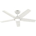 Hunter - 53641 - 44" Ceiling Fan - Zentech - Fresh White