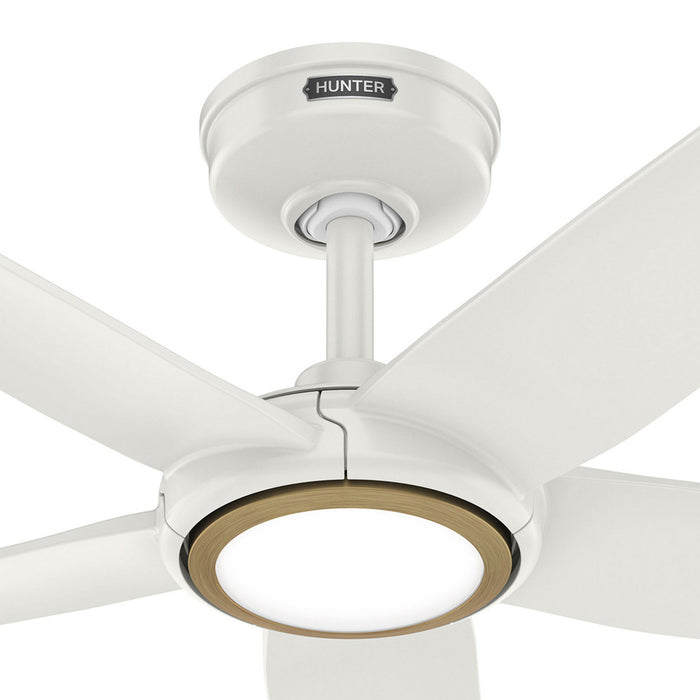 Hunter - 53641 - 44" Ceiling Fan - Zentech - Fresh White