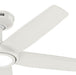 Hunter - 53641 - 44" Ceiling Fan - Zentech - Fresh White
