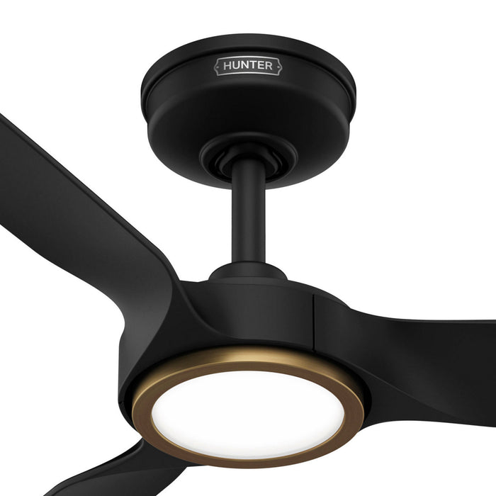 Hunter - 53642 - 44" Ceiling Fan - Zentech - Matte Black